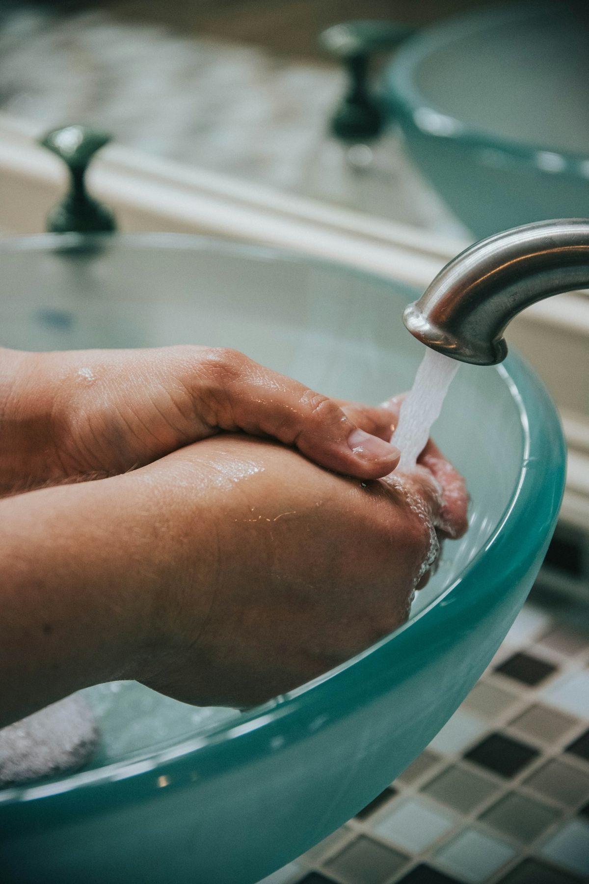 Handvask med sape for god hygiene